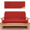 SlipcoverShop Solid Red Futon Cover Full 410