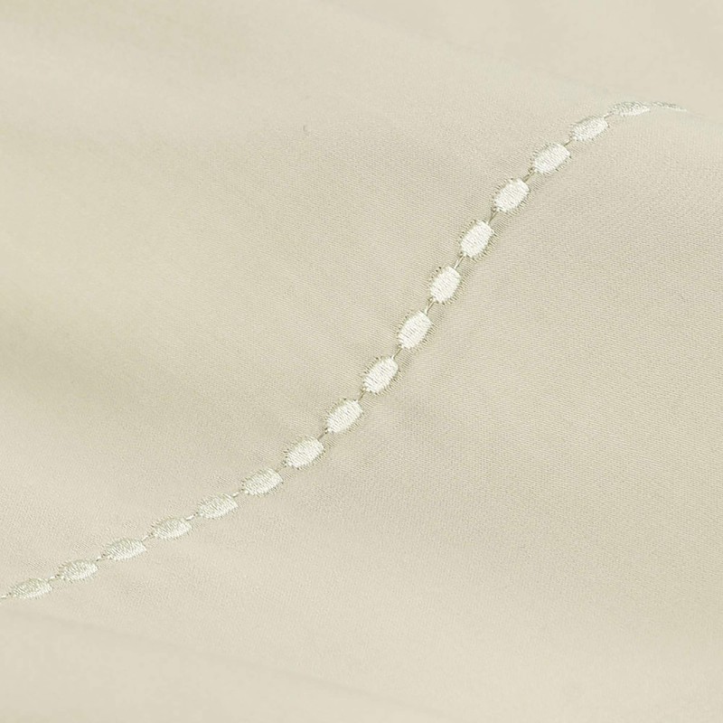 Lush Decor Aria Dots 6 Piece Cotton Sheet Set, King,