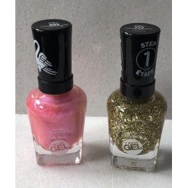 Sally Hansen 2- Sally Hansen Miracle Gel Nail Polish 893 Lovey Dovey & 777 Sunken Treasure