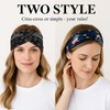 4 Haarband Damen, Boho Kleidung, Bandana Damen für Yoga und