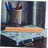 Angoily Pen Holder Organizer Minimalist Style Desk Pen Tray for