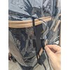 MILA&LOUIS Rain Cover for Pet Carts, Includes 2 Leather Hooks,