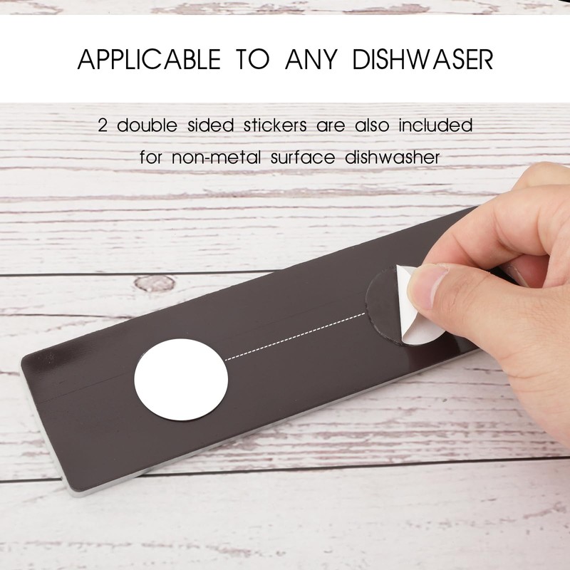 Dishwasher Magnet Delicate Wood Structure, Clean Dirty Sign Indicator with