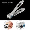 Nail Clipper Cutter Nail Cutting Trimmer Toenail Fingernail Cutter Stainless