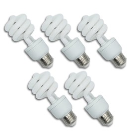 lumenivo UVB Reptile Light 15W 10.0 Desert Terrarium UVB Bulb for Bearded Dragon, Dwarf Monitors, Veiled Chameleons - Simulates UVB from The Sun to Help in Calcium Absorption - 120V - 5 Pack