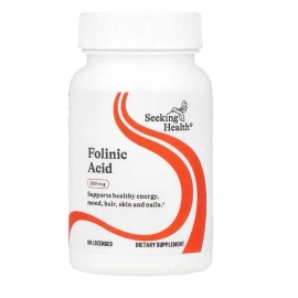 Seeking Health, Folinic Acid, 2 PACK, 800 mcg, 60 Lozenges each (120 total!)