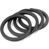 FEGVE Titanium Key Chain Rings Split Rings 4 Pack –
