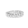 Miabella 925 Sterling Silver Italian 4mm Cuban Link Band Ring