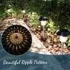 Morvat LED Stainless Steel & Glass Landscape Yard Pathway Solar