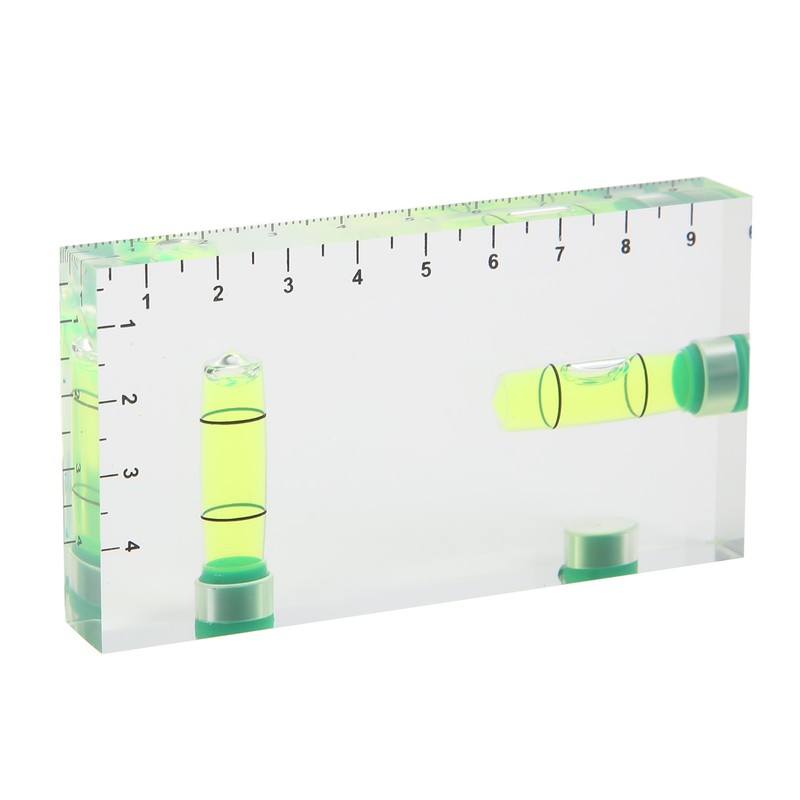 Two Dimensional Horizontal Bubble Level Portable Two Way Integrated Level