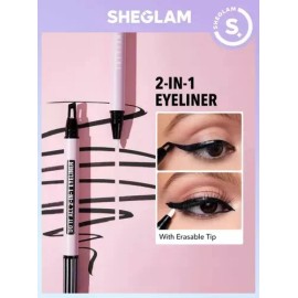 Sheglam Delineador De Ojos Impermeable 2 En 1