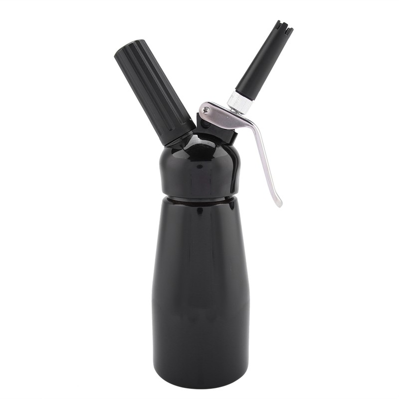 250mL Portable Red Aluminum Whipped Dessert Cream Butter Dispenser Whipper
