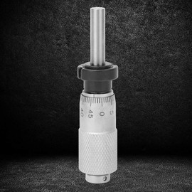 Measuring Tool for Inner Diameter, 0-13 mm Internal Micrometer, Round Micrometer, for Gauge (Flat Head with Nut)
