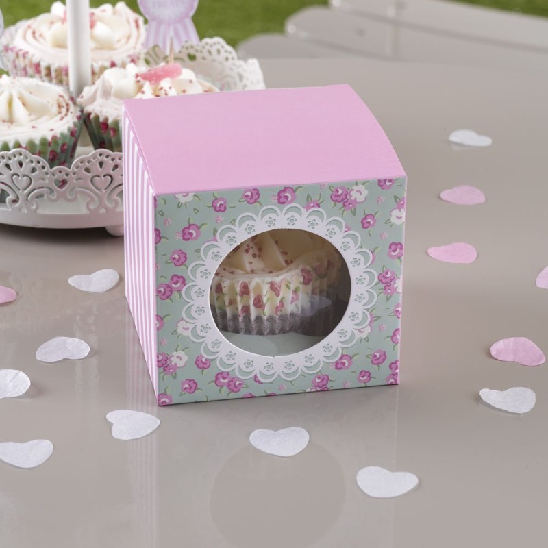Frills & Spills - 5 Single Cupcake Box
