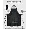 Plus Size Aprons for Women with Pockets Durable Long Adjustable