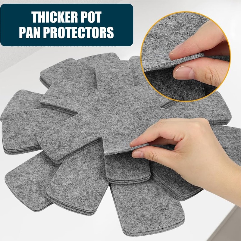 Pot and Pan Protectors, 9 Pieces Pot Pan Protectors for
