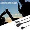 ASHATA Walkie Talkie Earpiece,Portable 1 Pin 2.5MM Tube Headset Earphone