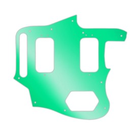 wd Pickguard Fender Classic Player Jaguar Special HH green mirror