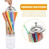 1 PC Straw Dispenser Holder, Straw Storage, Drinking Retro Straw