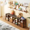 DINZI LVJ Long Wall Shelves, 55.1Inch Wall Mounted Shelves Set