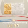 Feggizuli 320pcs Double Bullet Wire Connectors, 3.9mm 3.5mm Male and