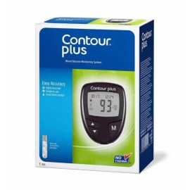 Contour Plus Blood Glucose Monitoring System Glucometer