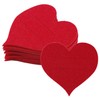 Tabanzhe 10 Pcs Heart-Shaped Felt Silverware Holder,Cutlery Holder Bags Tableware