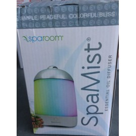 SpaRoom New SpaRoom SpaMist Ultrasonic Aromatherapy Diffuser + Oil