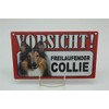 Collie – Pet Warning Sign – Caution Warning 12 cm