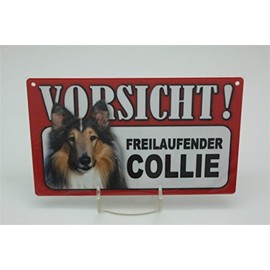 Collie – Pet Warning Sign – Caution Warning 12 cm Serving Baking Dog Animal Sign 15
