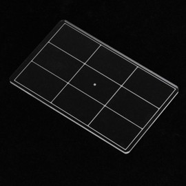 LUAATT Rule of Thirds Photography Composition Viewer Finder,1 Pack Portable Enhance Photography/Painting/Drawing View Finder,Credit Card Size