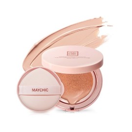 May Queen Perfect Fit Cover Cushion SET (Main Product + Refill) No. 23 Natural Beige / 메이퀸 퍼펙트 핏 커버 쿠션 SET (본품+리필) 23호 내추럴베이지
