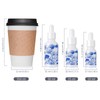 Newzoll 15mL/0.5oz Ceramic Eye Dropper Bottles Blue and White Porcelain