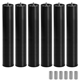 Skuehod 14 inch Metal Bed Legs Replacement for Adjustable Bed Base Frame, Metric M8 M10 Threading Set of 6