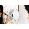 Bosign Suction Cup Mounted Detachable Mirror 5x Magnification White