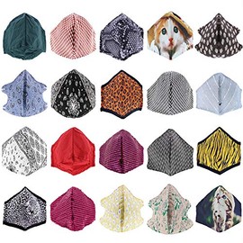 Zac's Alter Ego Set of 20 Non Medical Assorted Design Value Cotton Face Masks