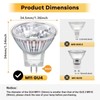 Blakapoo MR11 GU4 12V 10W Halogen Bulbs, GU4 Bi-Pin Base