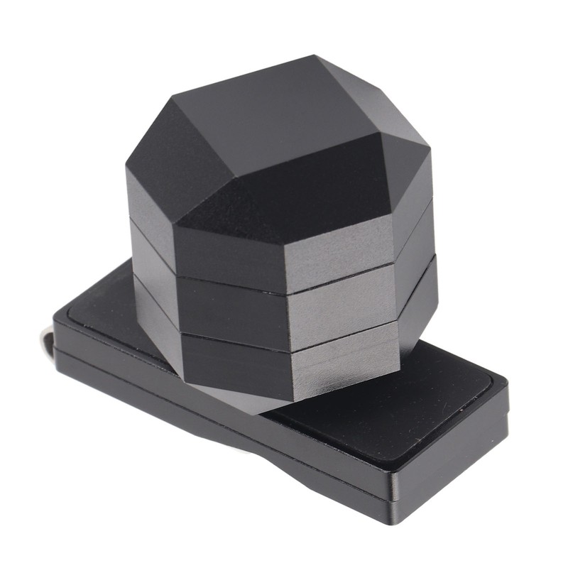 Aluminum Cue Chalk Holder Clip Octagon Universal 3 Layers Billiard