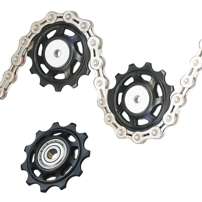 2 x 11T Derailleur RollerBoys Rear Wheel Pulleys Bicycle Rear