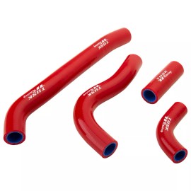 Tusk Radiator Hose Kit Hoses Red Fits HONDA CRF250R CRF250RX 2022-2023
