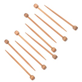 Operitacx 20 Pieces Mini Needle Crochet Set Mini Sewing Kit Cable Pins for Knitting Knitting Set Craft Set Knitting Accessories Knitting Tool Brooch Knitted Tools Knitting Sticks Made of Wood Walnut