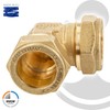 MS Clamp Ring Connector Angle 90° Screw Connection 12 x