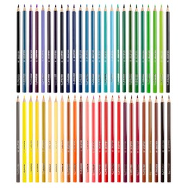 Kores Kolores BB93350 - Lápices de colores, triangulares (caja de 50 colores surtidos),