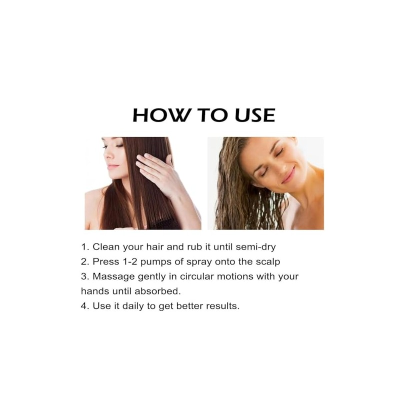 Vrpshe Hair Growth Spray with Rice Water – Biotin and