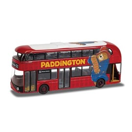 Corgi - TV Film License & Event CC89206 Paddington 3 New Routemaster Buses 1:72 Scale Die-Cast Model, Brown/Green