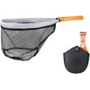 Red de aterrizaje de pesca plegable portátil con mango telescópico