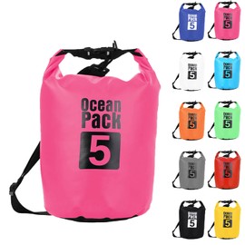 POPOYU Dry Bag, pink-red, WaterproofBag