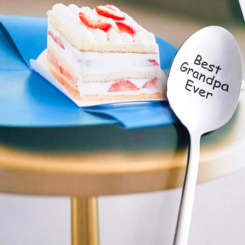 Grandpa Grandfather Gifts Spoon from Granddaughter Grandson Best Grandpa Ever