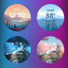 Computer Temp Monitor 2.8in Round LCD HD Micro USB Dimmable