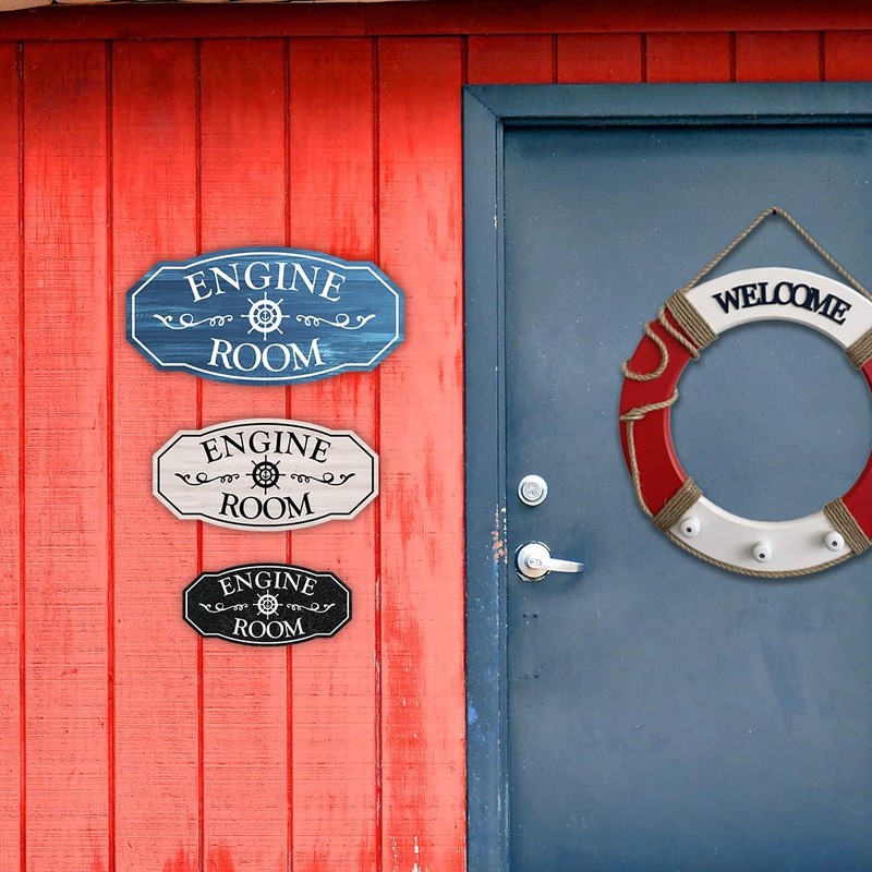 Victorian Plus Engine Room Wall or Door Sign | Easy
